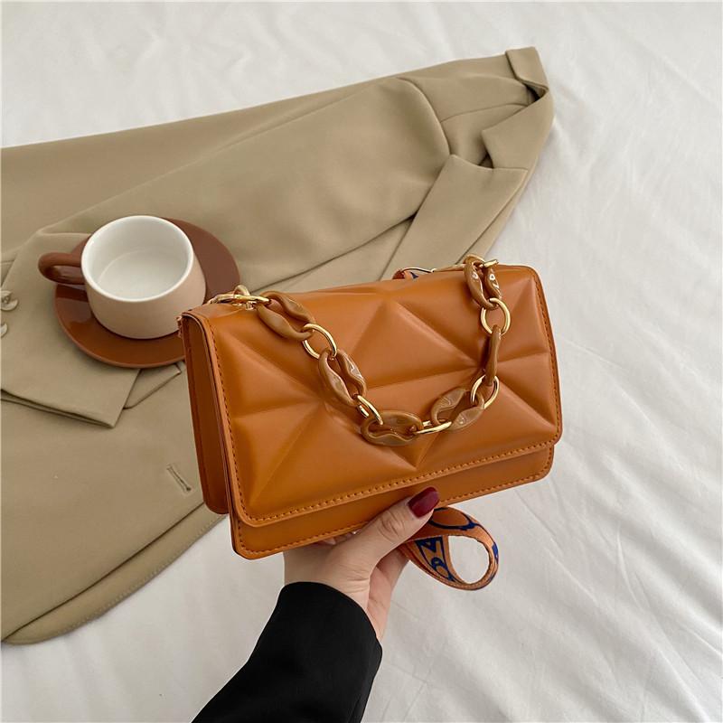 Niche bag women's small square bag summer new fashion simple shoulder bag casual trend messenger bag