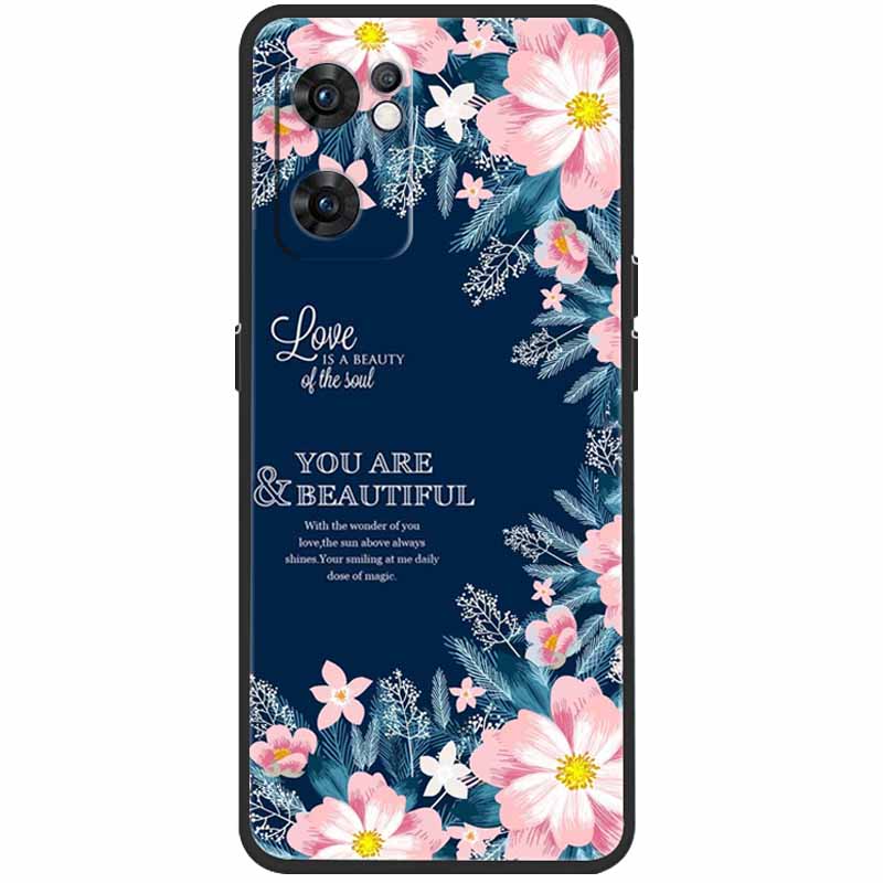 For Oppo Find X5 Lite Case Silicone Soft Protective Black TPU Phone Funda for Oppo Find X5Lite 5G 2022 Case CPH2371 Fashion Bag