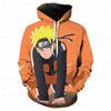 Sweat à capuche Anime japonais NarAAKakashi pour enfants, pull décontracté, vêtements de dessin animé pour garçons et filles, printemps, automne, 2024