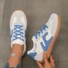 Large Size Thick-soled Comfortable Board Shoes Women's New Comfortable and Versatile Casual Shoes Low-top Lace-up Flat-soled Trendy Shoes