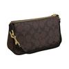 COACH Nolita PVC With Skin Shoulder Bag, Pochette, Handheld Handbag, Shoulder Bag Small Women's Brown CS442-IMAA8