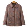 Middle-Aged Women's Spring/Autumn Jacquard Jacket