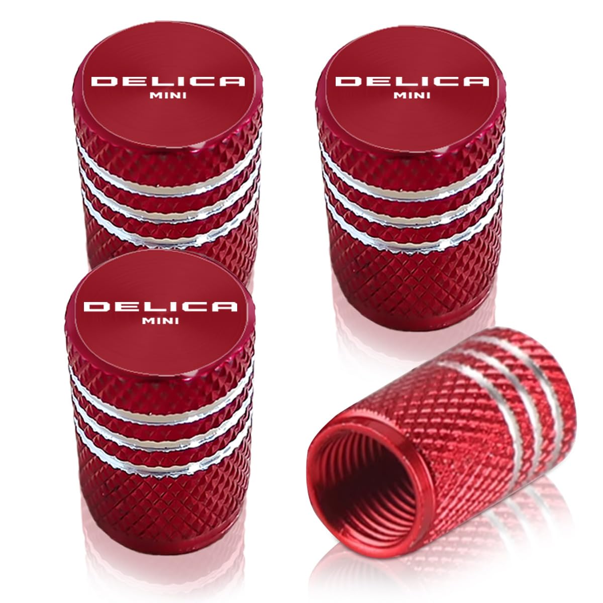 [Haoshilianfa] Suitable for Mitsubishi Delica Mini Tire Air Valve Cap Delica mini красный