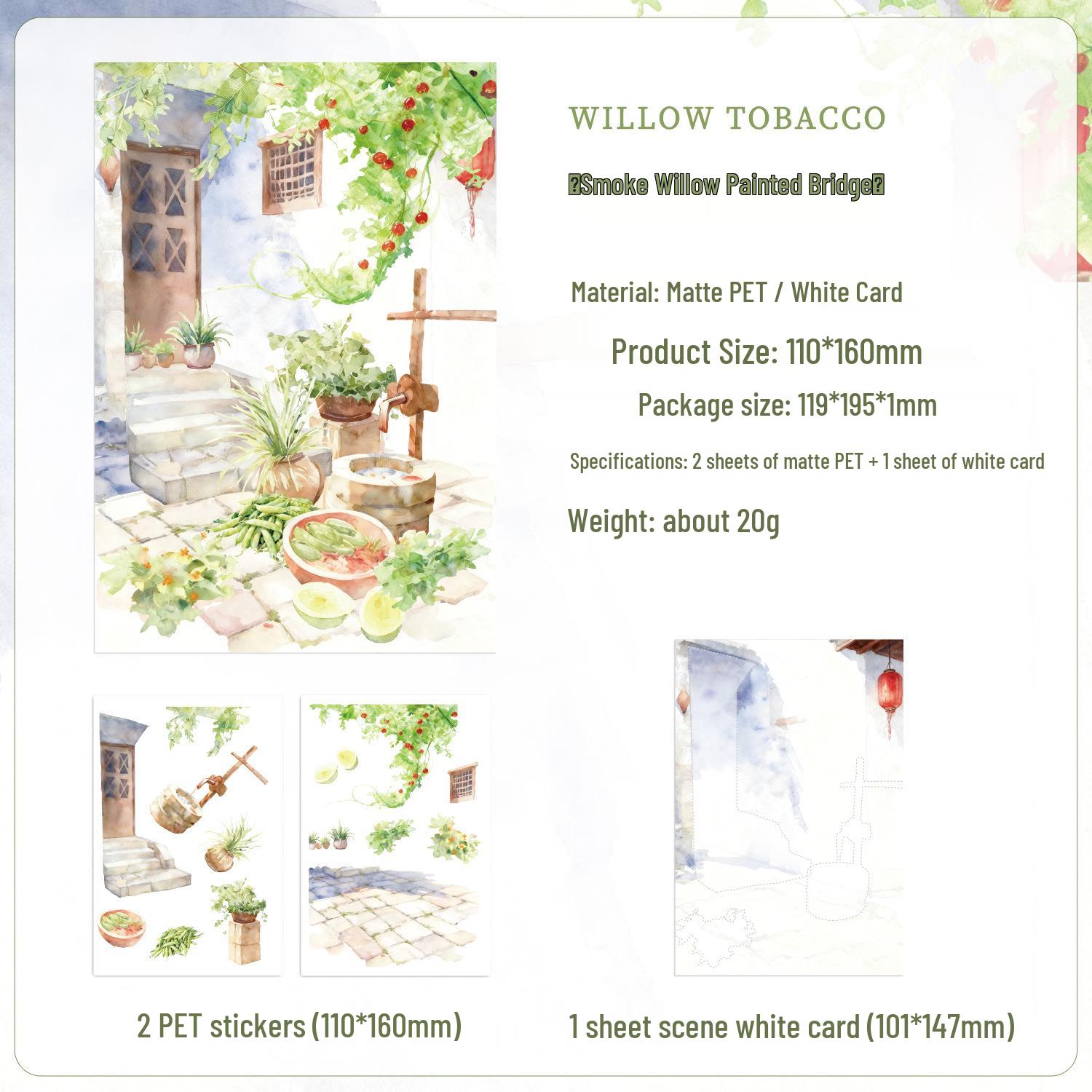 Yuezhen Wenchuang 24 Seasons 3D Children s Matte Scenery Aroma Stickers