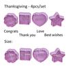 4Pcs/Set Christmas Halloween Cookie Cutter Stamp Biscuit Mold 3D Cookie Plunger Fondant Sugar Craft Pastry Cake Decorating Tool