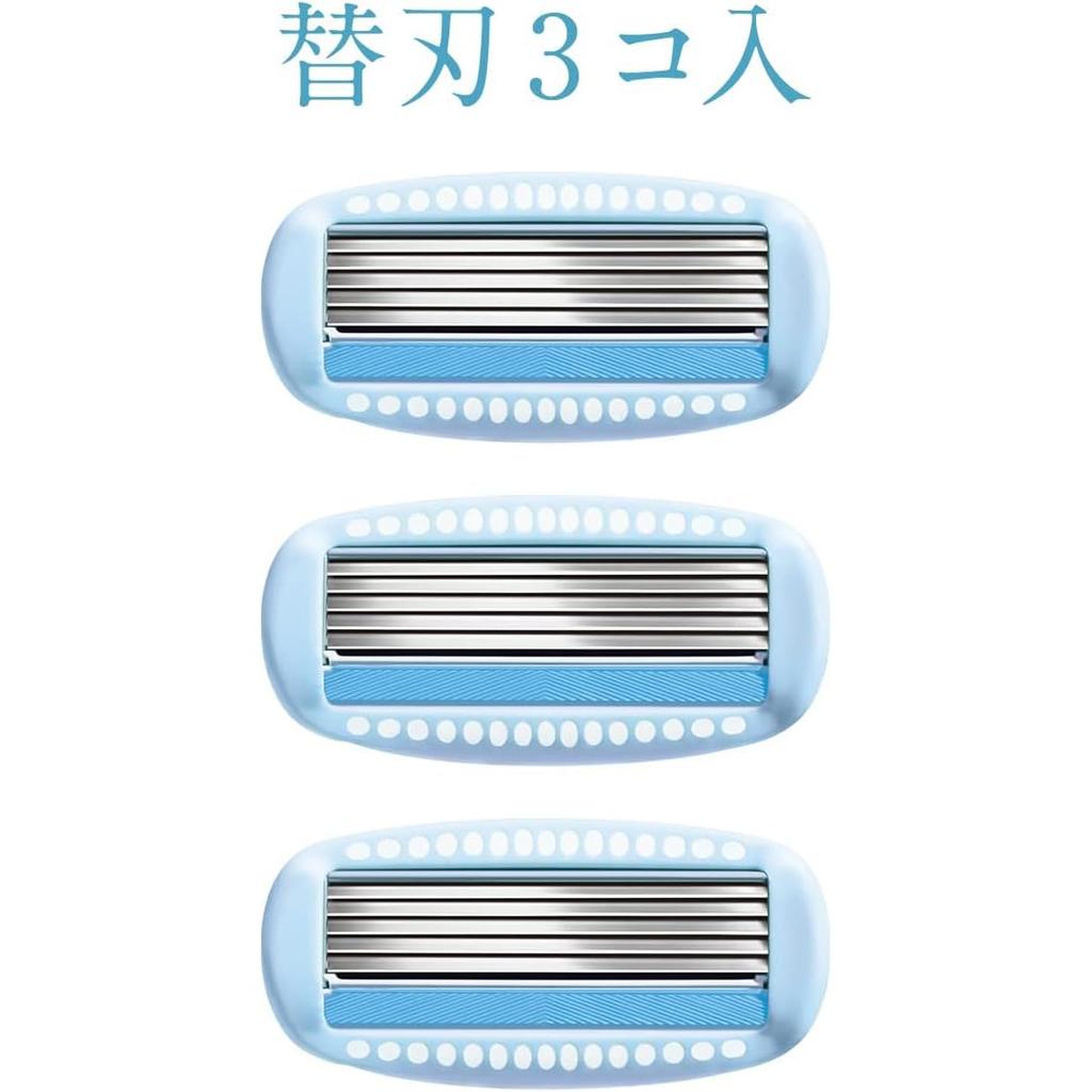 Schick Hydro Silk Salon Plus Replacement Blades with Skin White (3-pack) Guard, Women's Razor,