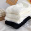 1/2/3/4 Pairs Cute Mink Plush White Black Women Socks Autumn Winter Elastic Thickened Lovely Thermal Coral Velvet Sleep Sock