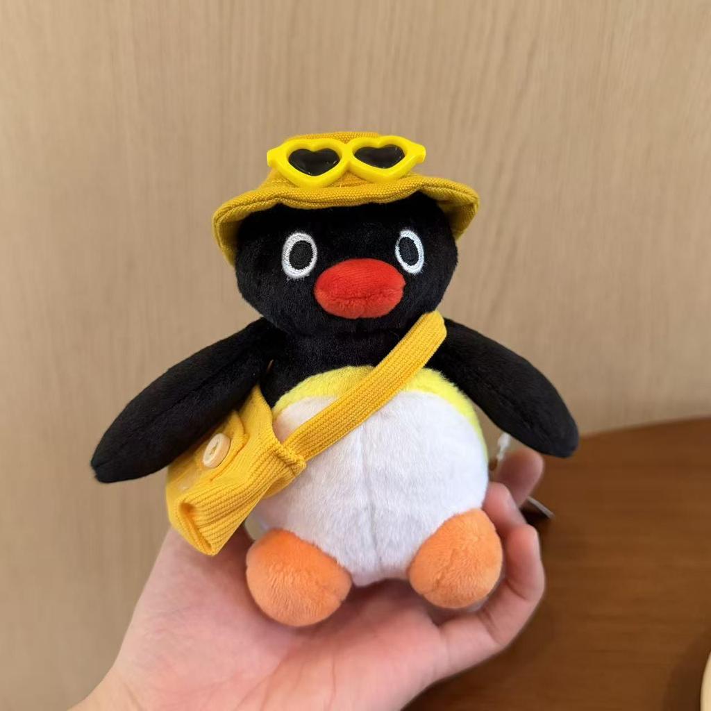 Genuine Penguin Family Bag Charm - Autumn/Winter Series Plush Toy Keychain
