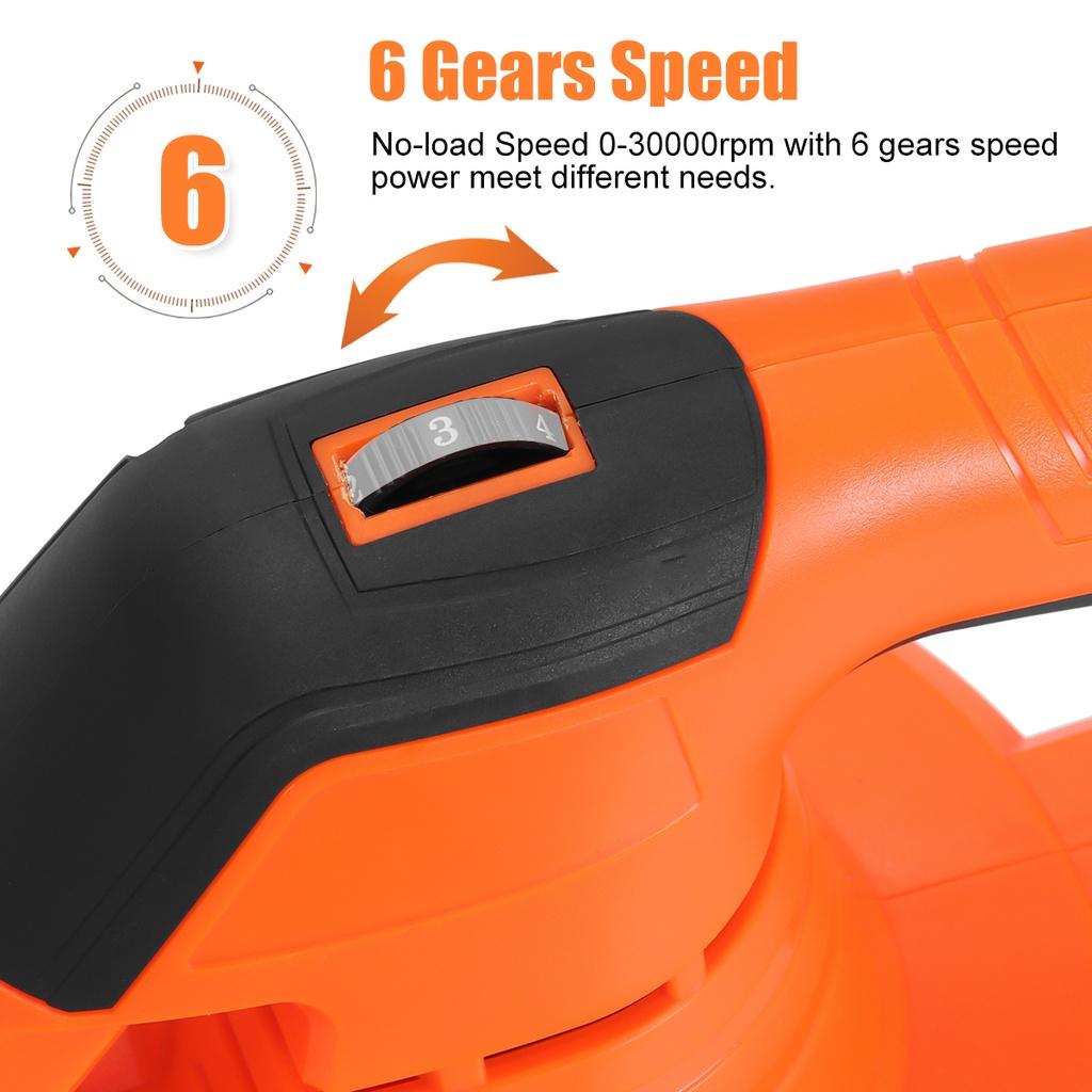 3000W Portable Cordless Leaf Blower High-Power Snow Blower 8VF Electric Air Blower Rechargeable Leaf Blower With Battery