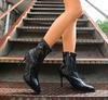 Europe, America and the United States In the Spring and Autumn of 2025, the New Pointed Head Super High Heel Short Boots Women's Thin Heel Short 