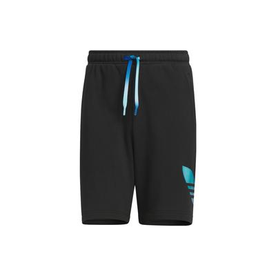 Originals Trefoil Knit Shorts With Logo Print And Drawstring Mid-Waist Fit Men Bottoms Black IP7545