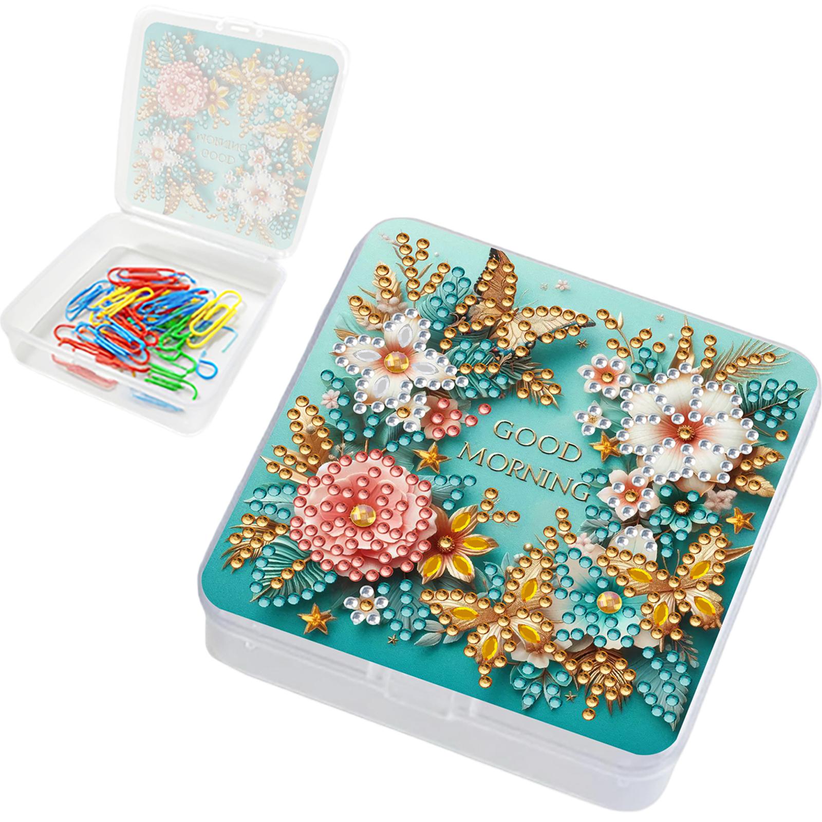 

DIY Diamond Painting Storage Box Clear Organizer for Beads Jewelry Travel and Nail Art Accessories