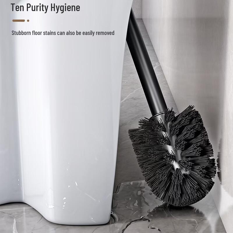 Wall-Mounted Toilet Brush with Holder Set