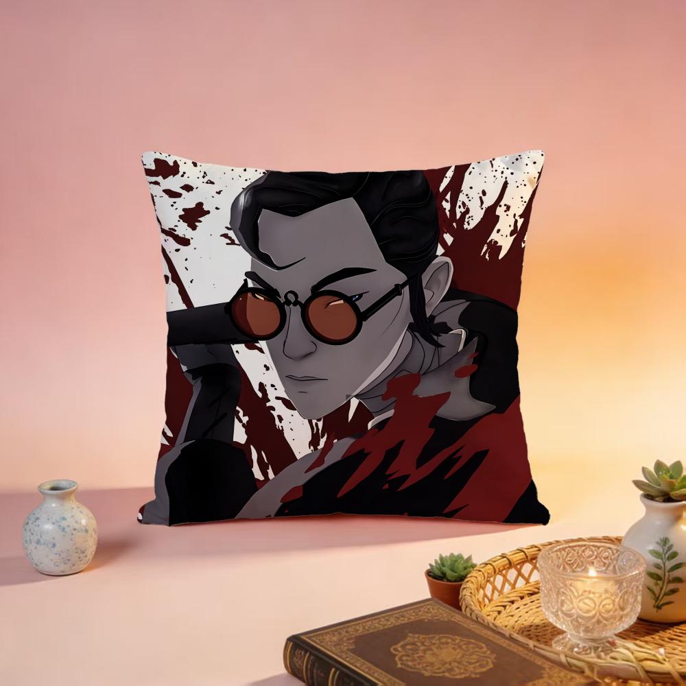 

Fashion BBlue Eye Samuraies Cushion Cover Premium SkinFriendly Pillow Case MultiPurpose for Home Office Travel 30X30cm