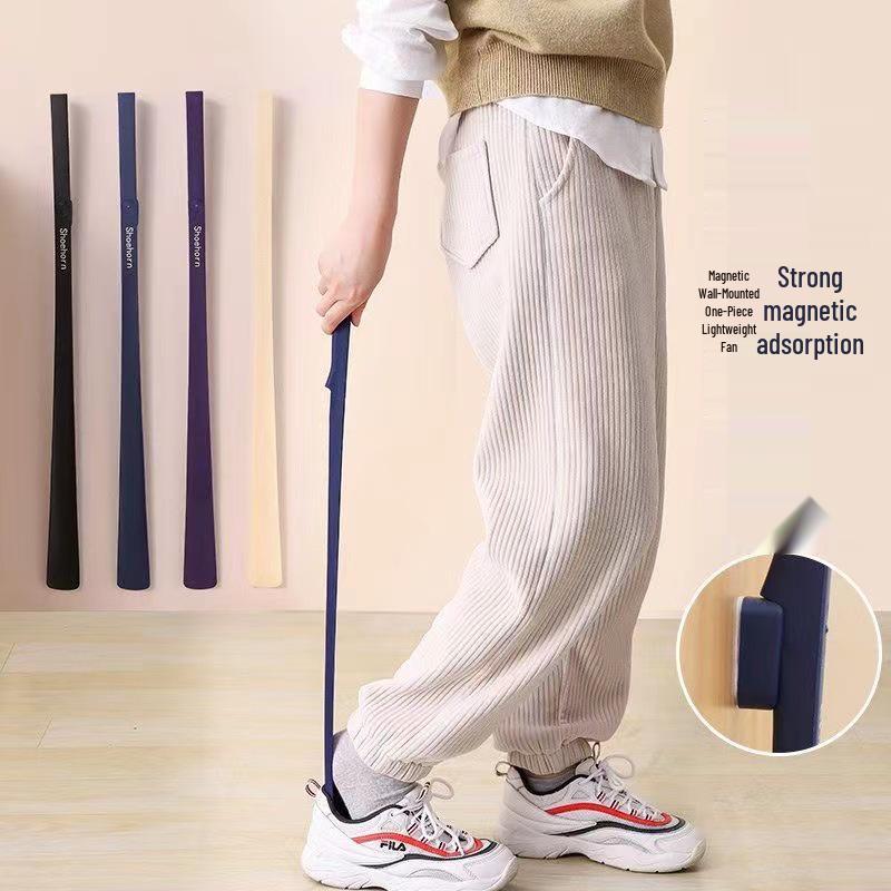 Magnetyczny łyżkodrap do butów z długą rączką - Premium podnośnik do butów dla seniorów i kobiet w ciąży