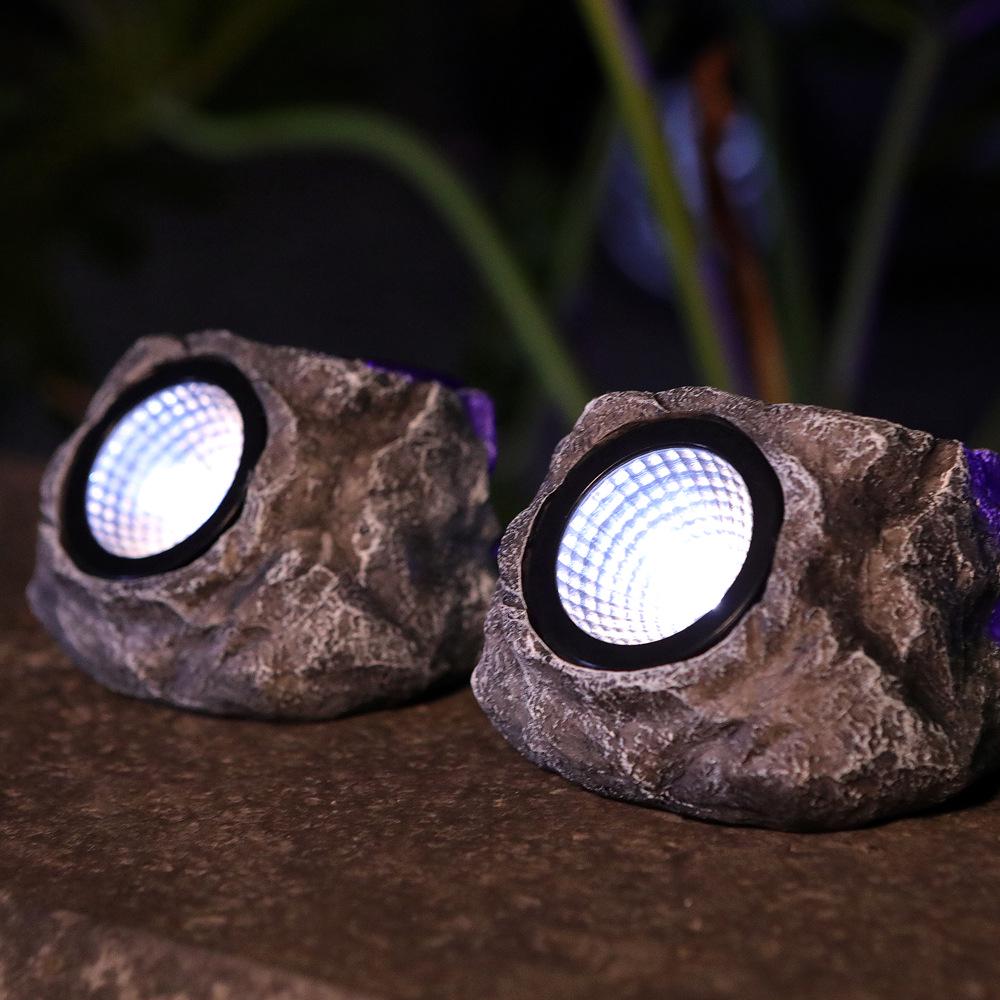Waterproof Outdoor Solar LED Stone Garden Light