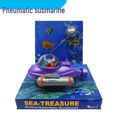 Caballito de mar americano Neumático Ornamento Submarino para Acuario Exquisito.