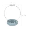 Glass Snow Globe Empty Clear Dome DIY Craft Supplies Snow Globe Making Kit for DIY Projects Glass Globes Clear Fillable Baubles