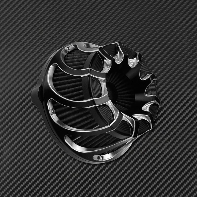 Motorcycle Air Cleaner Intake Filter Grey Element For Harley Touring Electra Street Glide FLHX Sportster XL Dyna Softail FLSTSE