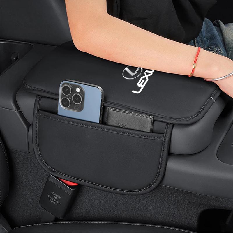 Car Arm Rest Cushion Storage Pad Armrest Box Protective Cover For Lexus F SPORT ES RX NX LS UX LM LX GX LC RZ IS CT GS RC HS LXB