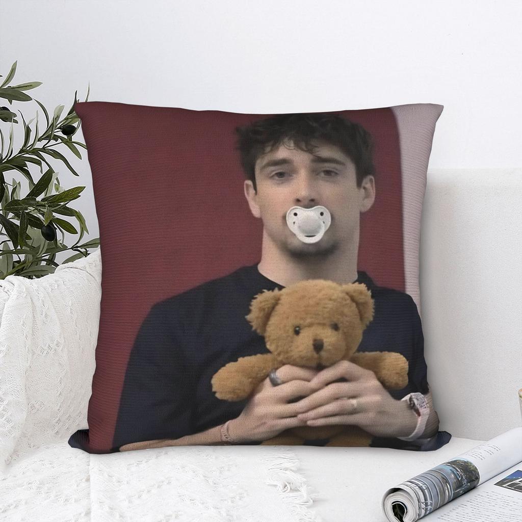 C-Charles Leclerc Pillow Cover Accessories Printing Cushion Cover Gift Throw Pillow Case Cover Home Multiple Sizes