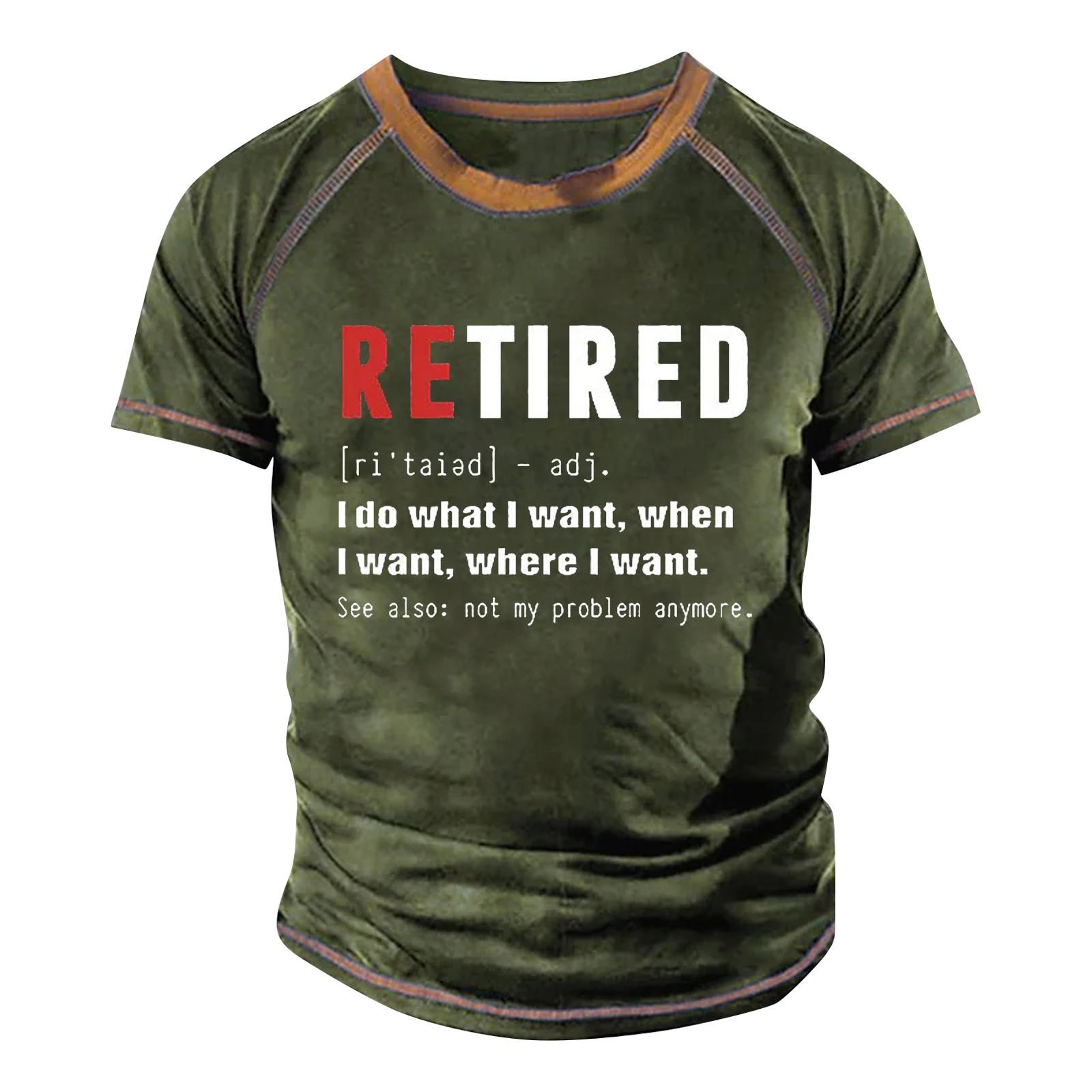 Мужская футболка реглан в стиле ретро с коротким рукавом и круглым вырезом с буквенным — фото 10