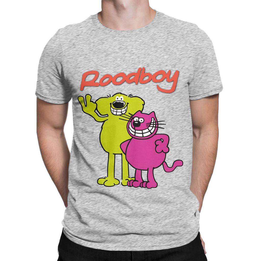 British Classic Kids TV 1970s Funny Graphic 100 Cotton TShirt Roobarb and cCustard Tees Tops For Unisex