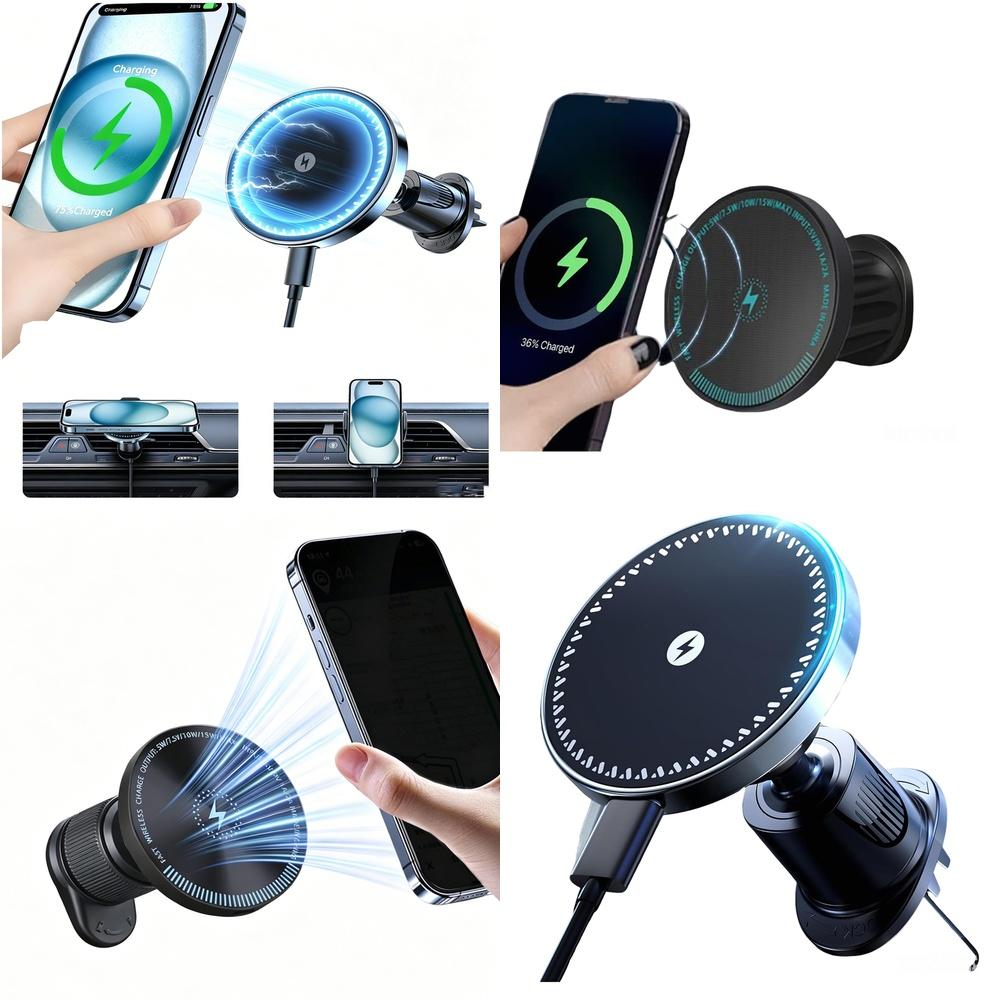 2026 Chargers Adapters Magnetic Wireless Car Charger Air Vent Car Phone Holder Consumer Electronics Accessories