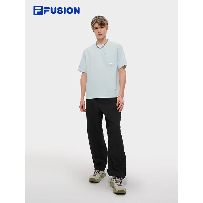 FILA FUSION Men's Casual Quick-Dry Knitted T-Shirt