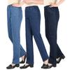 Spring 2025 Women's Plus Size Stretch Denim Jeans: Loose Fit, Middle-Aged Skinny Style