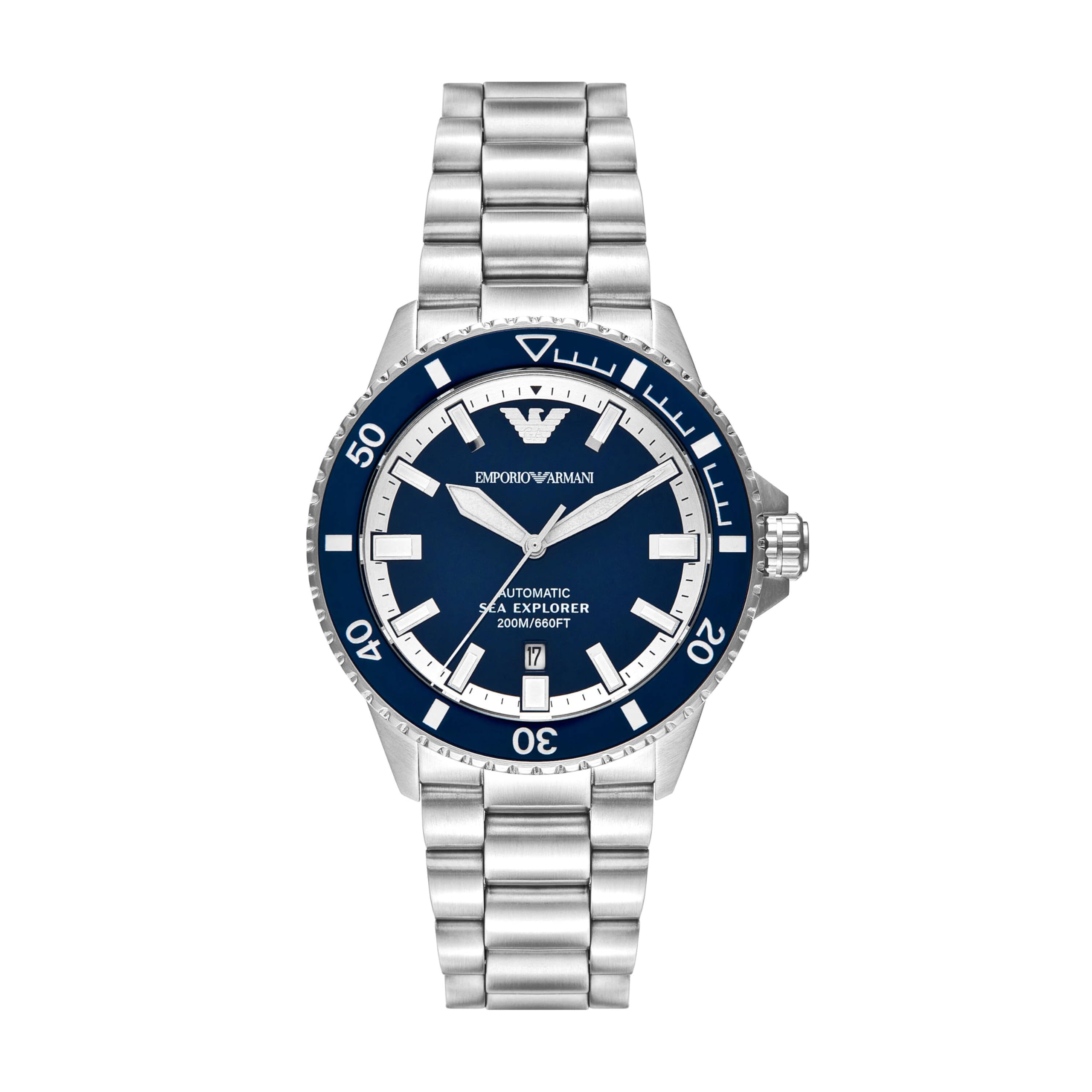 

Watch SEA EXPLORER AR60079 Silver [Emporio Armani] Men s