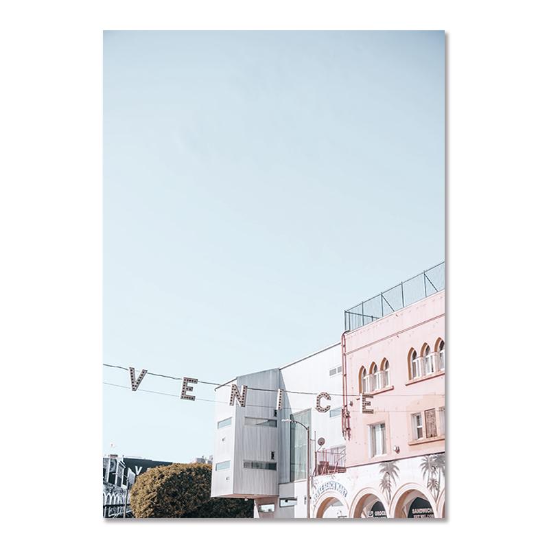 Sunny Beach Surfboard Decoration Posters Sea Turtle Ocean Landscape Canvas Painting Nordic Seaside Picture For Living Room Decor