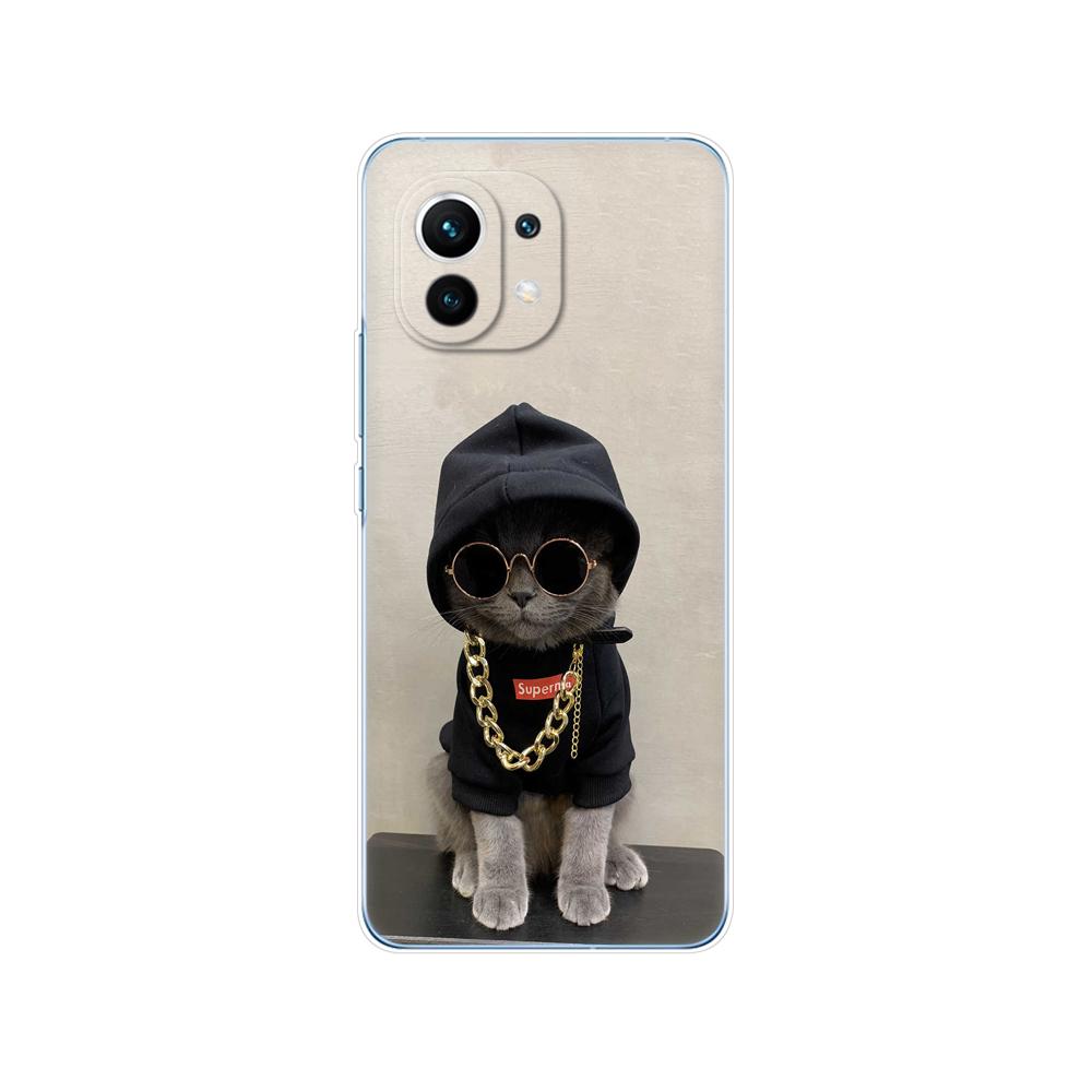 Pro xiaomi Mi 11 / Mi 11 Lite 5G NE 4G / Mi 11i / Mi 11 Ultra Case Phone Zadní kryt pro xiaomi11 i 11 Lite Xiomi Mi11 Silicon TPU