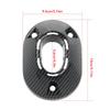 Motorrad Schalldämpfer Spitze Abdeckung Glänzend Carbon Auspuff Spitze Garnieren Zubehör für Honda Klicken 160 ABS Protector Flucht Moto