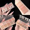 Eyeshadow Palette Flash Shiny Low Saturation 10-color Eyeshadow Palette for Autumn