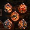 Themed Lighted Christmas Tree Ball Ornaments for Holiday Decorations