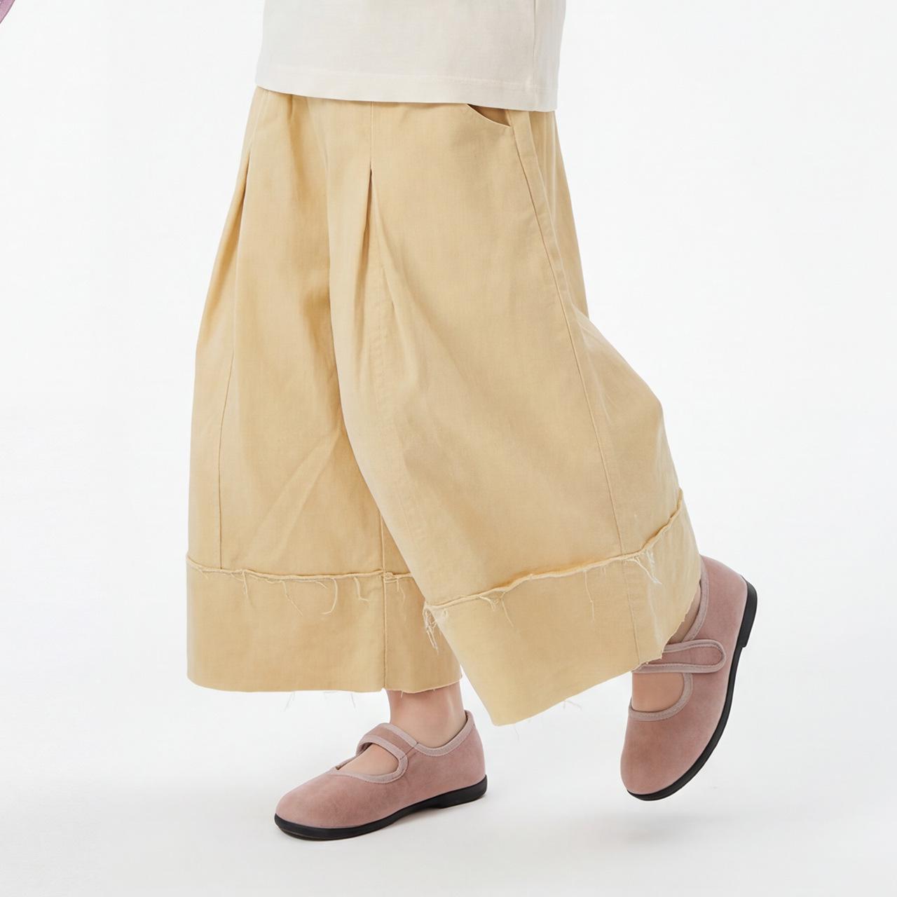 New Spring Casual Girls Wide-Leg Skort Pants - Sizes Large & Small 130 cm