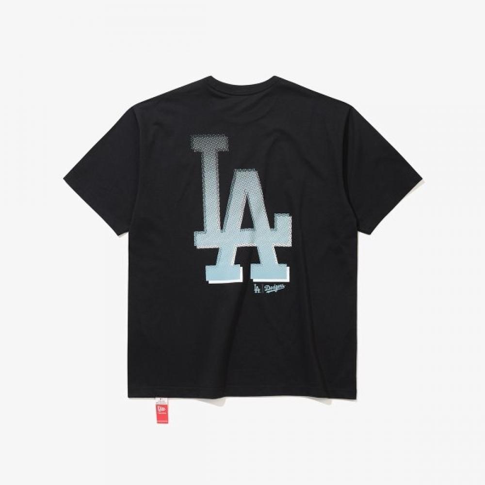 

New Era Mlb Los Angeles Dodgers Half Tone T shirT Black 15147539 S(90)