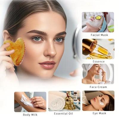 1 Stück Face Lift Schlankheitskratzer Schabplatte Harz Gua Sha Kratzer Gesichtsmassagegerät Werkzeug Guasha Massagebrett