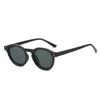  New Fashion Small Round Punk Sunglasses Women Retro Rivets Men Clear Gray Pink Ocean Lens Shades UV400