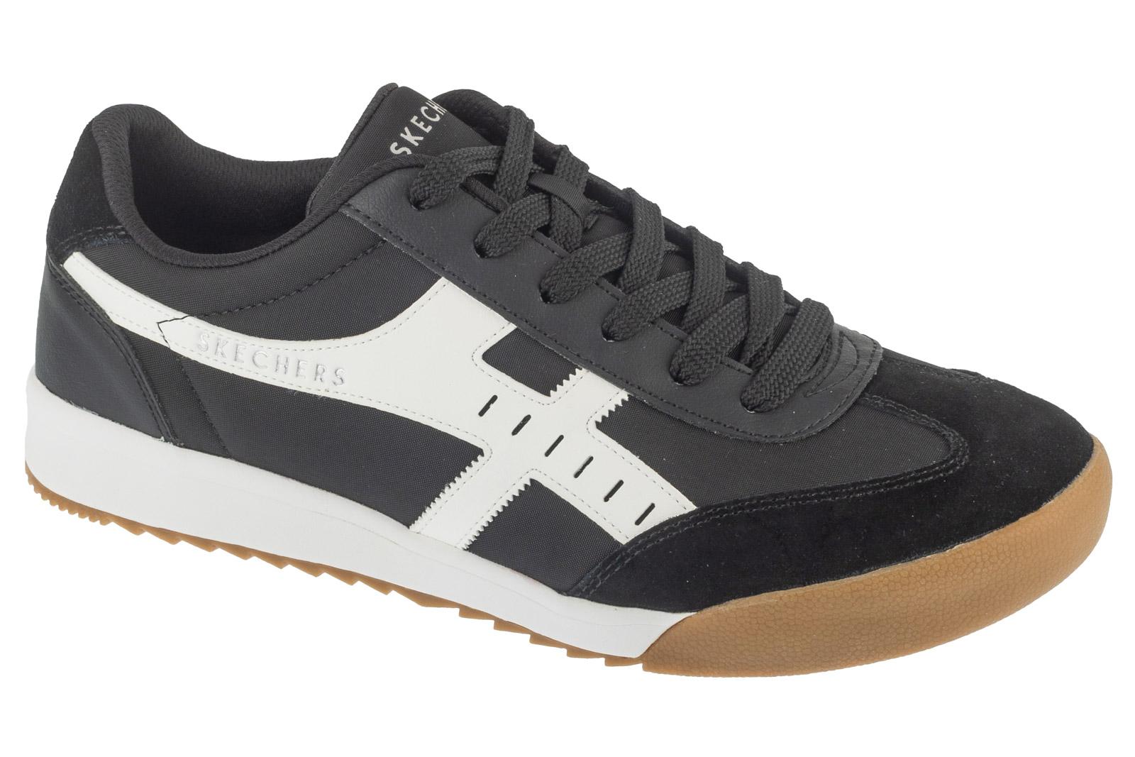 Skechers Zinger - Manzanilla Superado, Herren schwarze Sneakers 45 schwarz