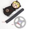 Mini Motorcycle Accessories: Little Lia T8F Gearbox Chain & Sprocket Set for 47-49cc Sports Cars