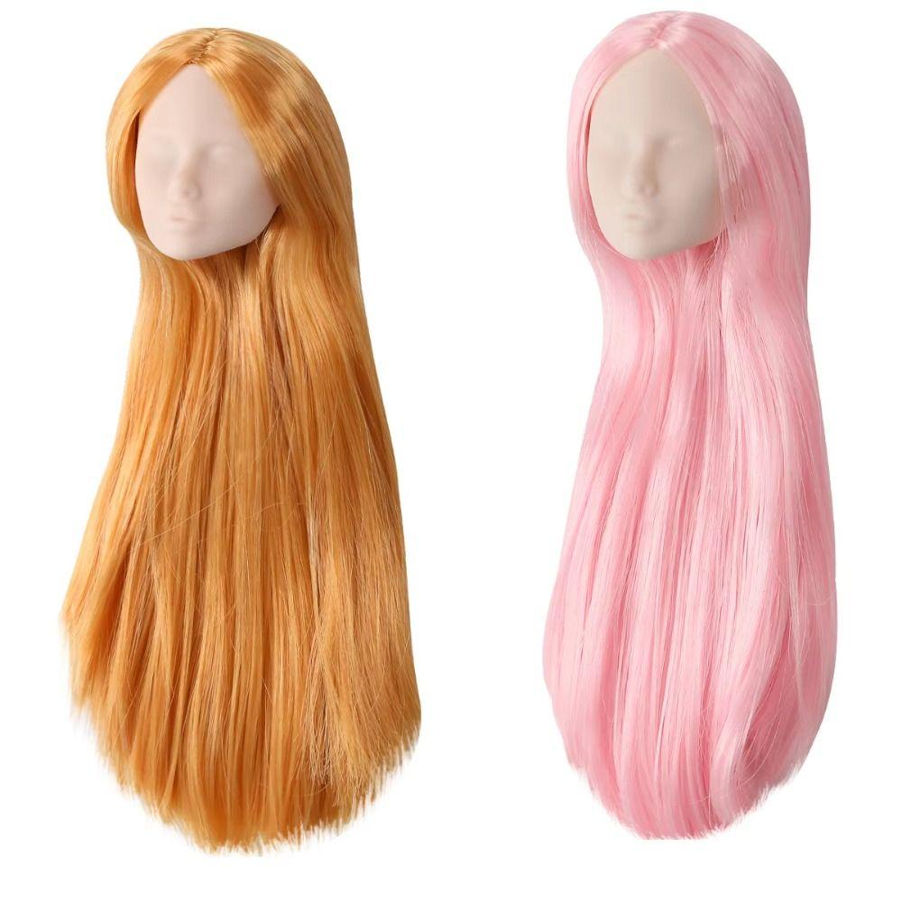 No Makeup 1/6 Doll Heads White Skin Doll Bald Head Girls Toy BJD Doll Head  Accessories