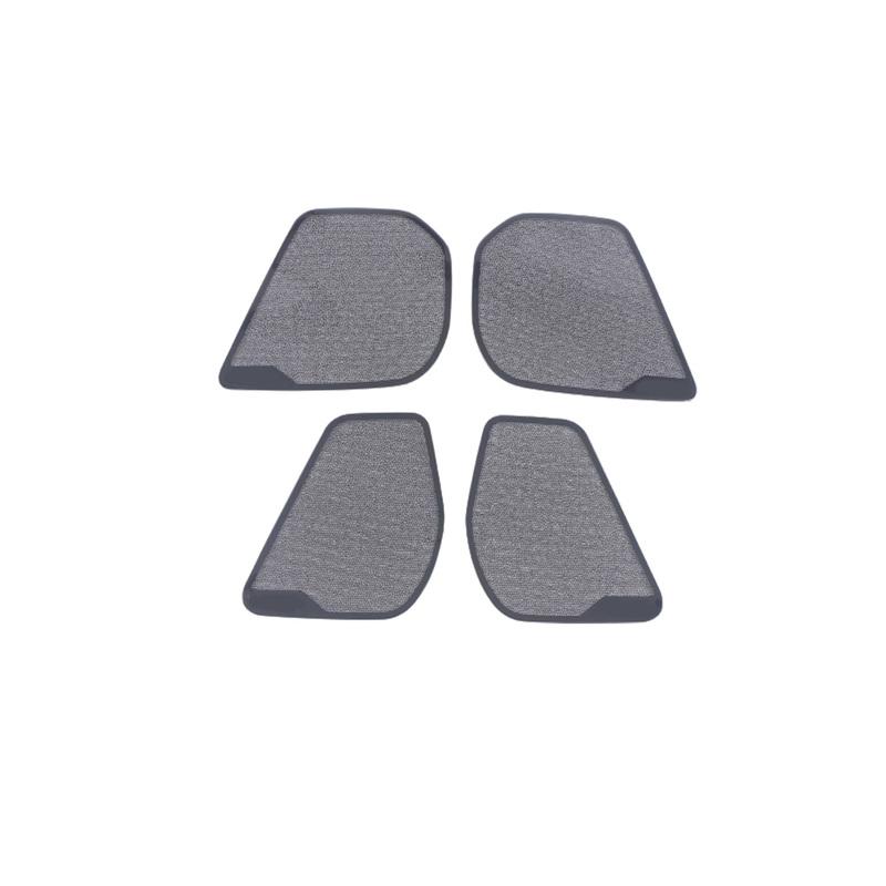 For Lexus NX 250 260 350h 350 F   2024 Stainless Steel Car Inner Door Audio Speaker Covers Stereo Trim Stickers 4Pcs