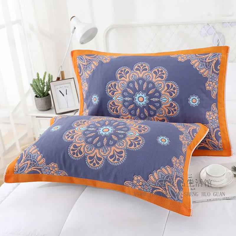 Dvoudílný povlak na polštář Povlak na polštář s bohémským potiskem Domácí Vysoce kvalitní Hrubá Šifrovaná Ručník na polštář