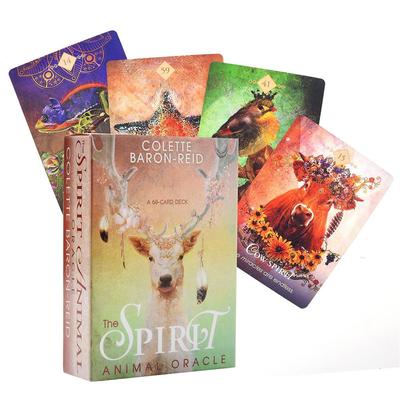 Spirit Animal Oracle Tarot Cards Party Board Games Card