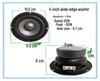 Aluminum Frame Full-range Speaker: 3" To 12" Sizes, Midrange & Heavy Bass
