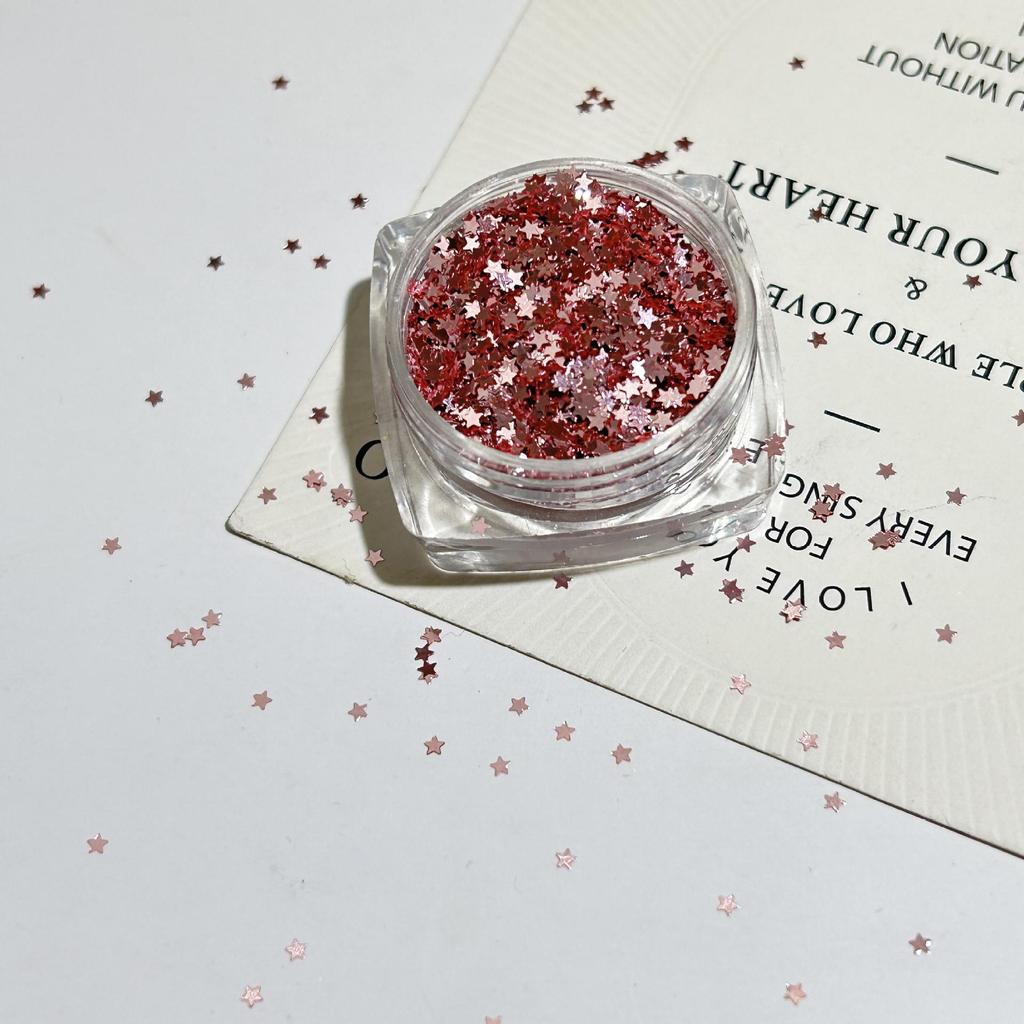 1mm Iridescent Star Nail Art Sequins - DIY Decorations
