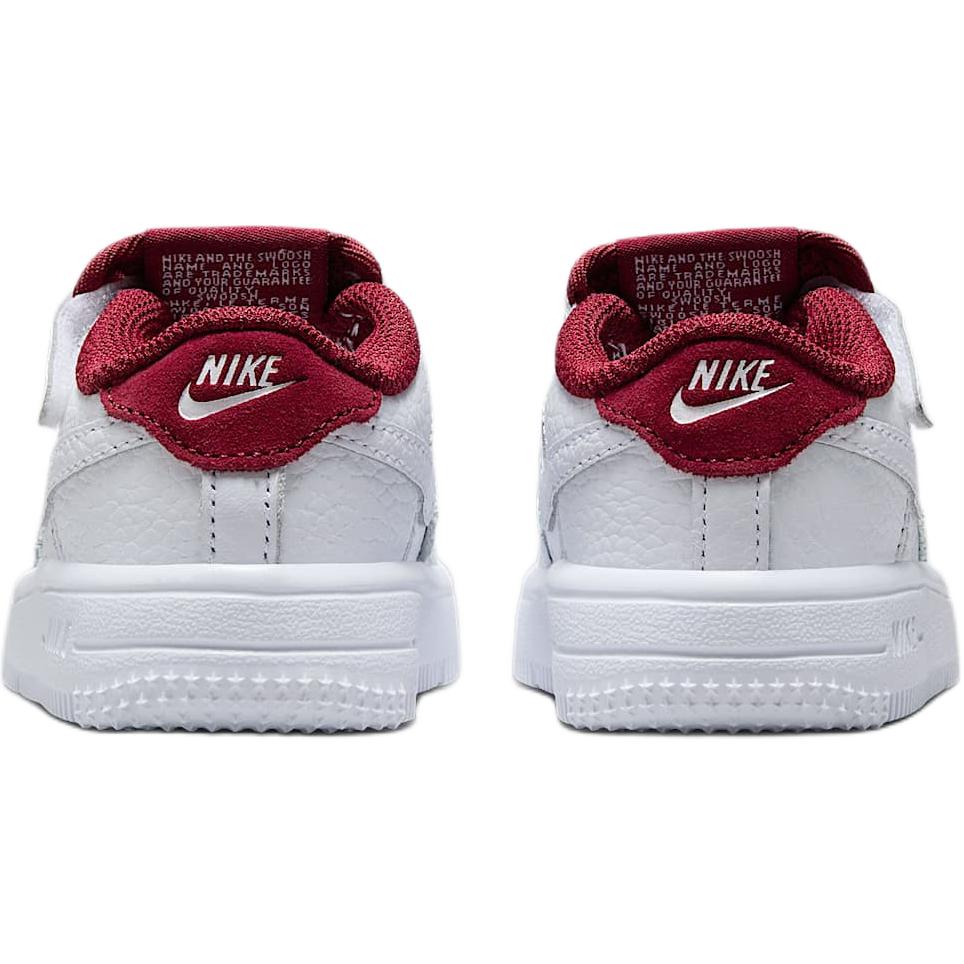 Nike Force 1 Low LV8 EasyOn TD White Team Red Baby Sneakers HF5511-100