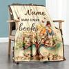 Reader Personalized Name Blanket Lightweight Personalized Blanket Durable Comfort Great for Office Bed Seaside Picnics Four Seasons Multipurpose